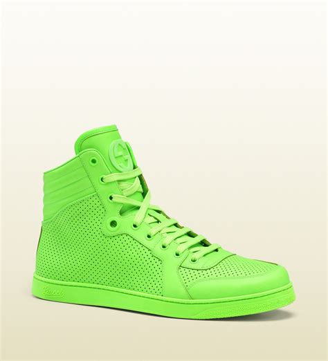 gucci lime green sneakers|gucci gemstone sneakers.